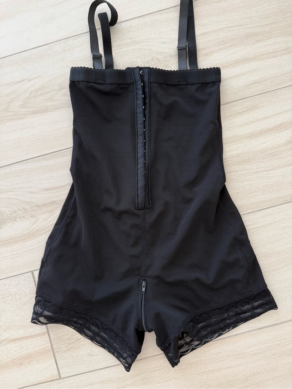 Curvy She Black Faja Body Shapewear Under Surgery Slimmer Size M